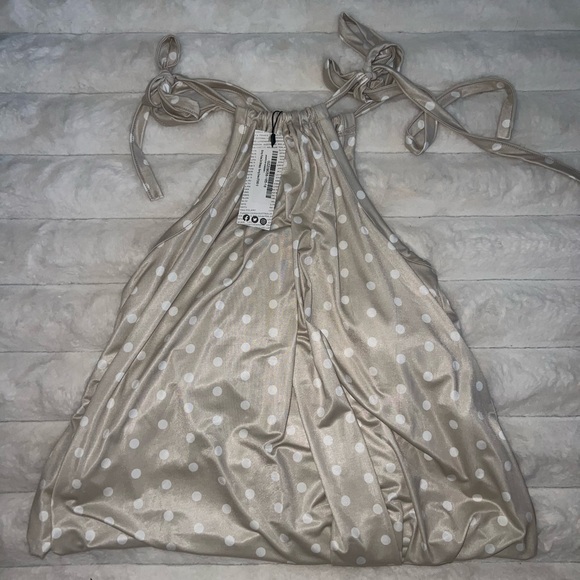 Elegant Black Halter Neck Swim Cover-Up - Picture 2 of 5